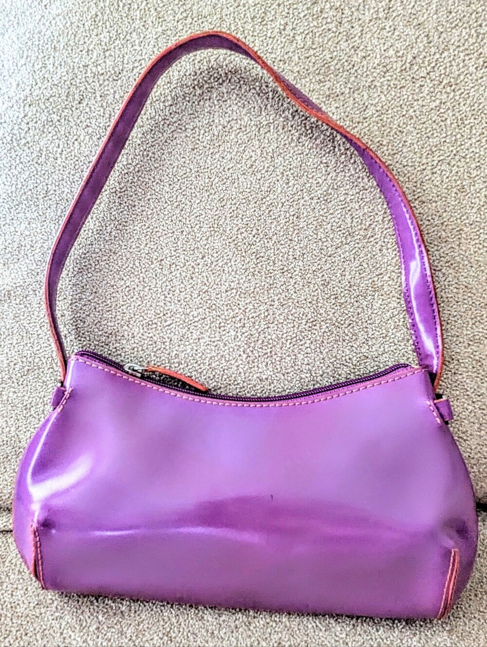DKNY Sleek Purple Shoulder Bag - Stylish Women’s Handbag